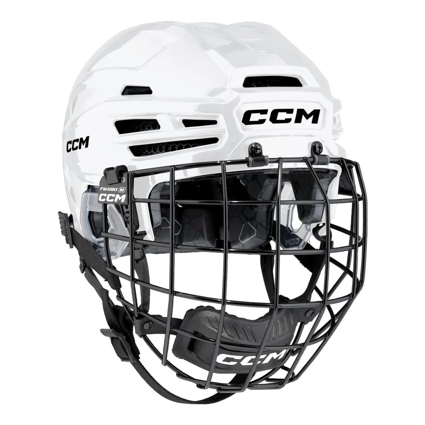 Outlet Hockeyhjälm Tacks 920 Sr White Hockeyhjälmar Med Galler