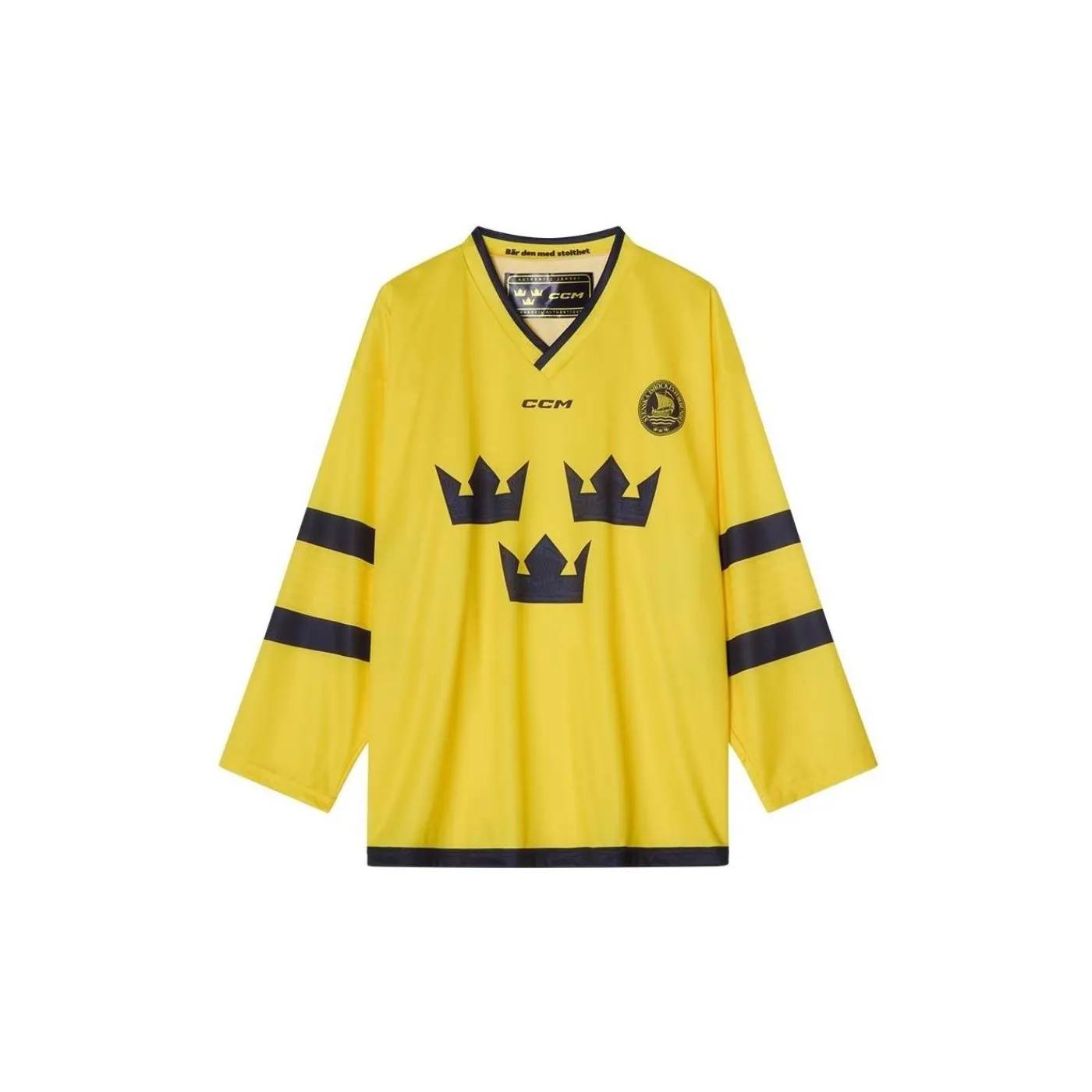 Matchtröja Replica Team Sweden Kids Yellow Nhl Replica Tröjor