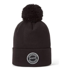 Hot Mössa Pom Knit Beanie Black Mössor Ccm