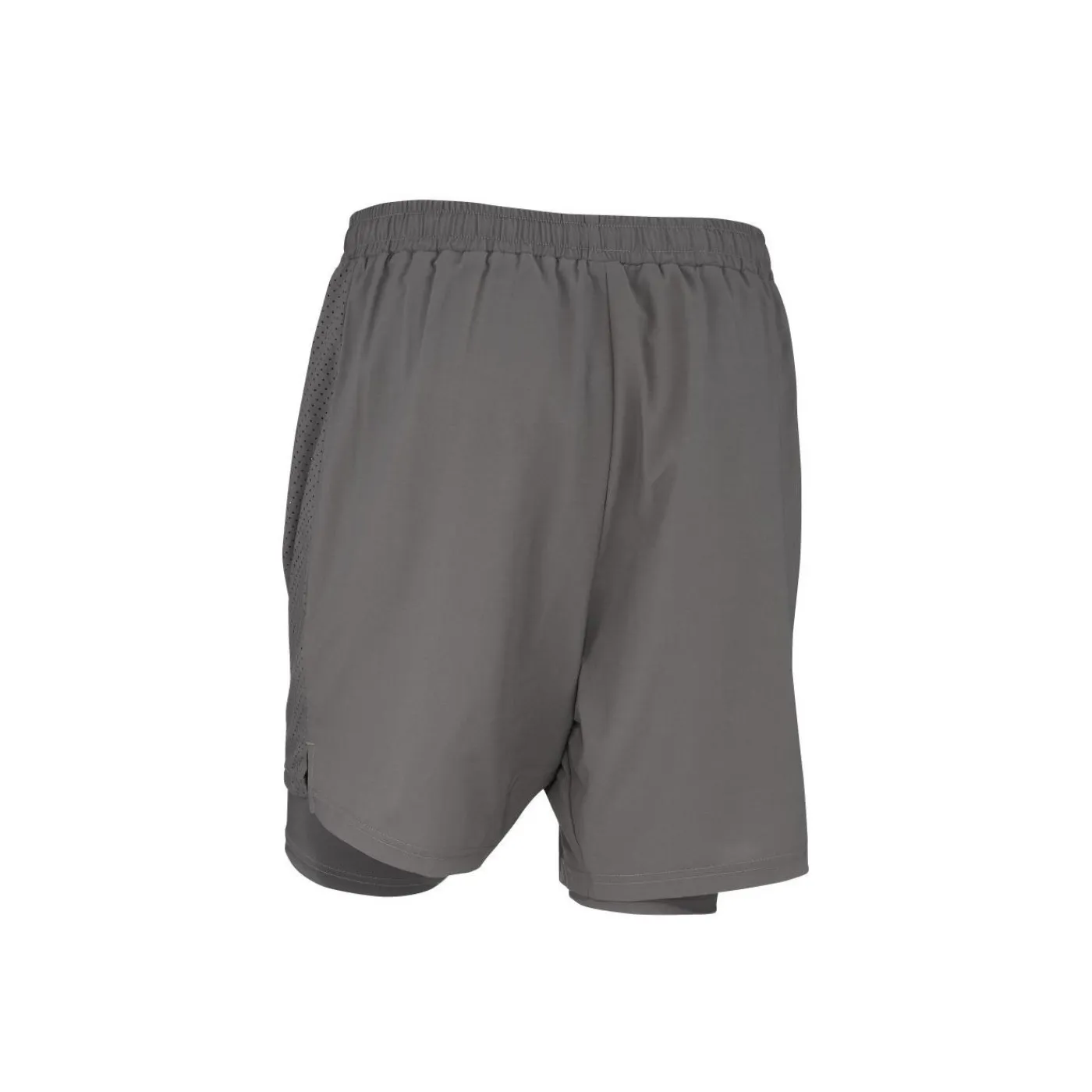 Hot Shorts 2-in-1 Training Sr Charcoal Shorts Senior