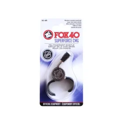 Outlet Fox 40 Visselpipa Superforce CMG Fingergrip - SVART/ Fox40|Visselpipa Domare