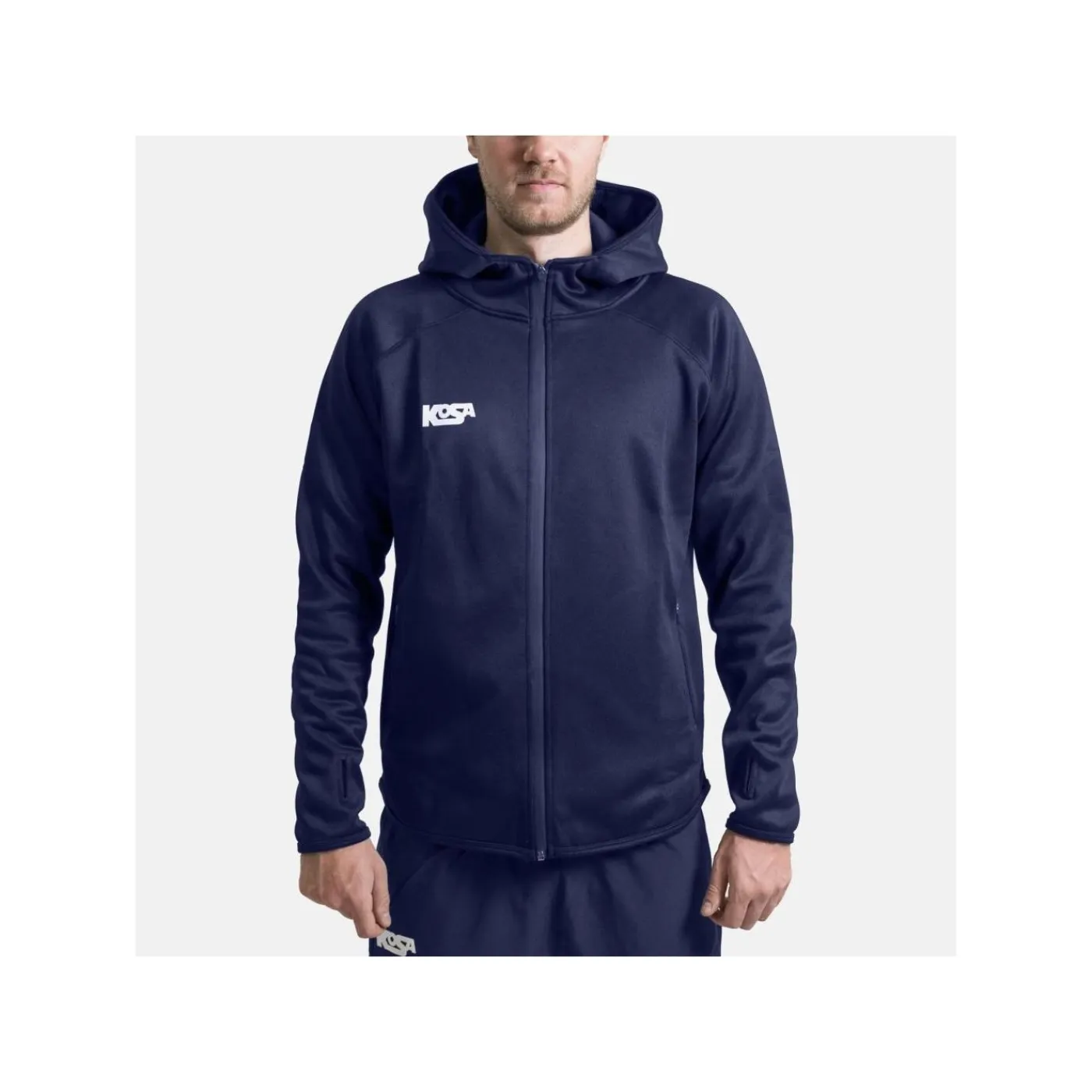 Zip Hoodie Sr Navy Kosa|Hoodies Bandy