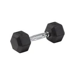 Sale Hantlar Hex Gummi / Krom Master Fitness|Styrketräning