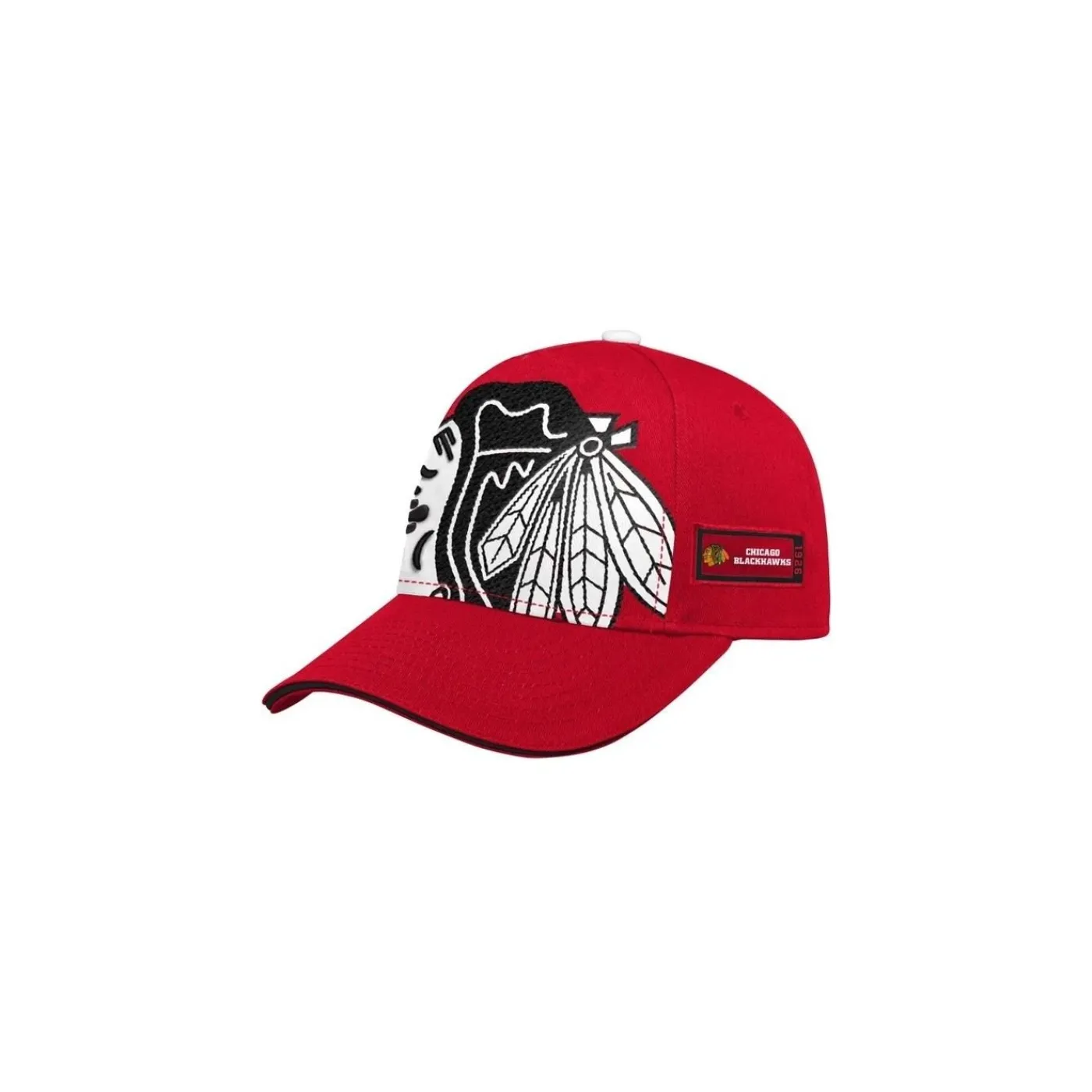Keps Big-Face Precurved Jr Chicago Blackhawks Outerstuff
