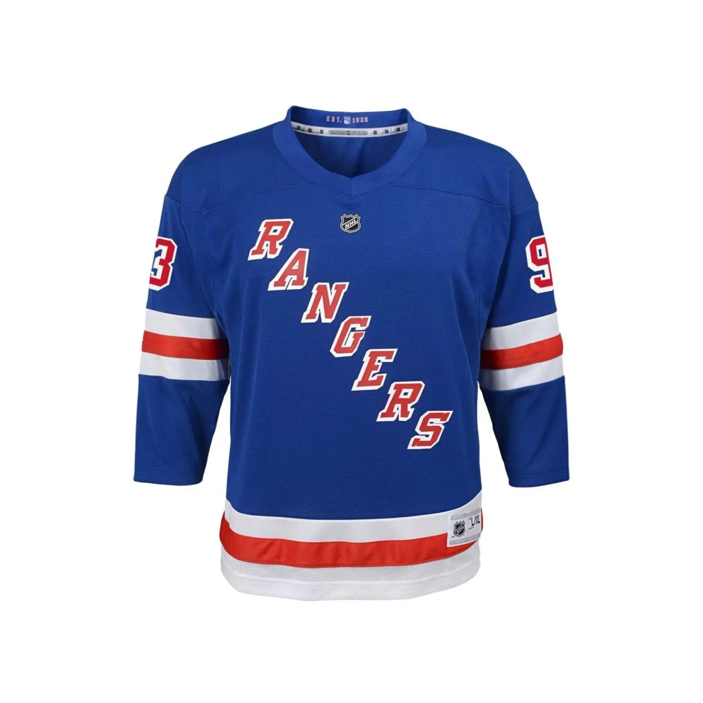 Sale Matchtröja Name & Number Replica Jr Mika Zibanejad Nhl Replica Tröjor|Outerstuff