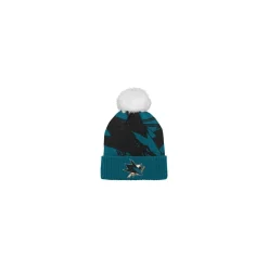 Clearance Mössa Big Face Cuffed Pom Jr San Jose Sharks Outerstuff|Mössor Nhl