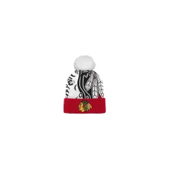 Hot Mössa Big Face Cuffed Pom Jr Chicago Blackhawks Outerstuff|Mössor Nhl