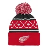Mössa Face-Off Pom Yth Detroit Red Wings Outerstuff|Mössor Nhl