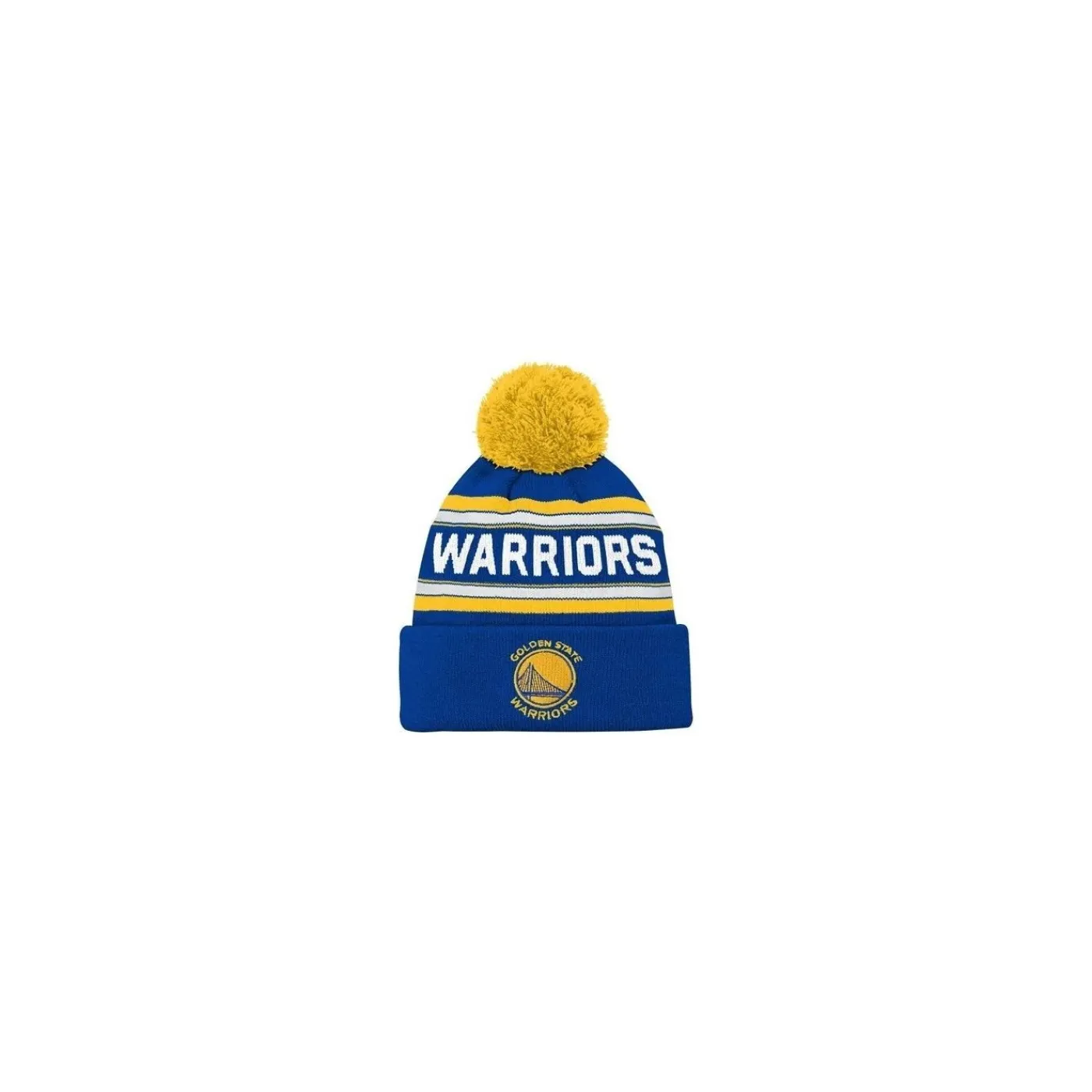 New Mössa Jacquard NBA Cuffed Knit Jr Golden State Warriors Outerstuff|Mössor Nhl