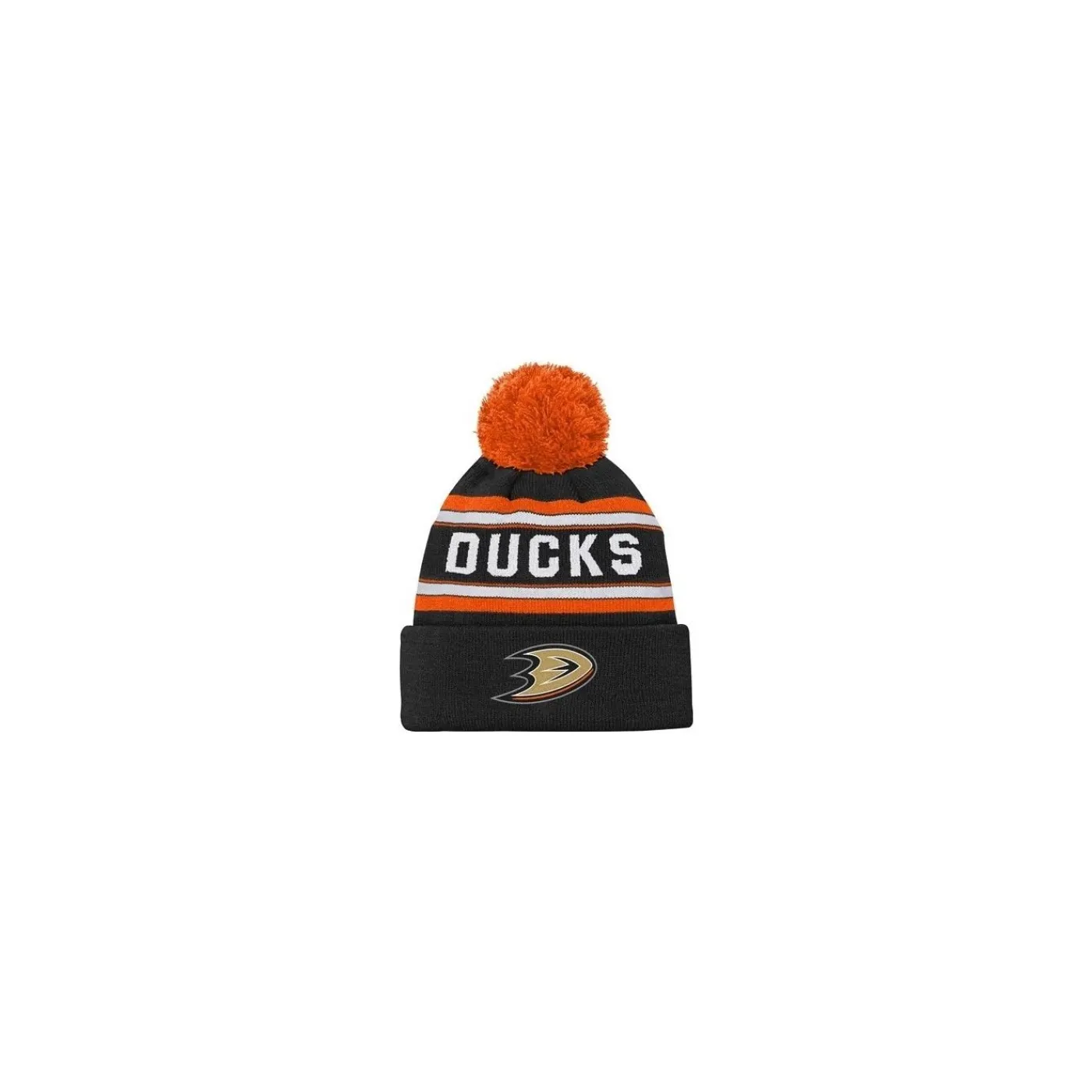 Mössa Jacquard Pom Beanie Anaheim Ducks Outerstuff|Mössor Nhl