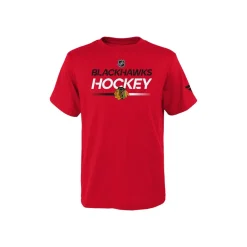 Outlet T-shirt Apro Wordmark Blackhawks Nhl T-Shirt Junior|Outerstuff