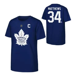 Hot T-Shirt Name & Number Jr Auston Matthews Nhl T-Shirt Junior|Outerstuff