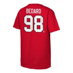Outlet T-Shirt Name & Number Jr Connor Bedard Nhl T-Shirt Junior|Outerstuff