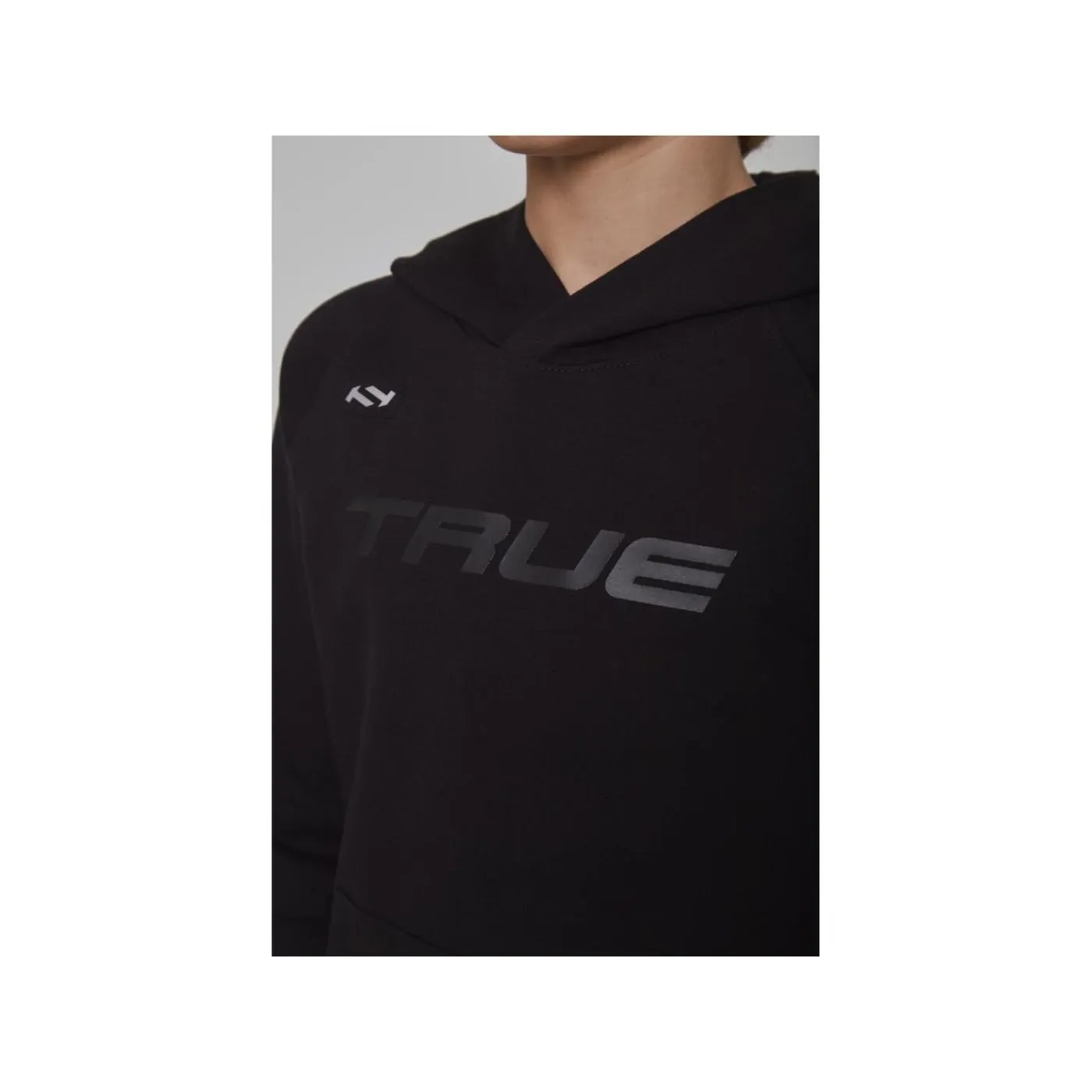 Sale Hoodie Terry Crew Graphic Yth Black TRUE