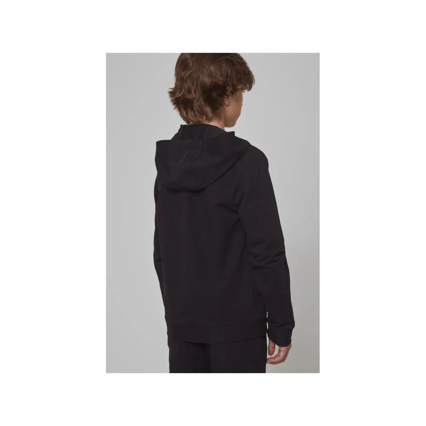Sale Hoodie Terry Crew Graphic Yth Black TRUE
