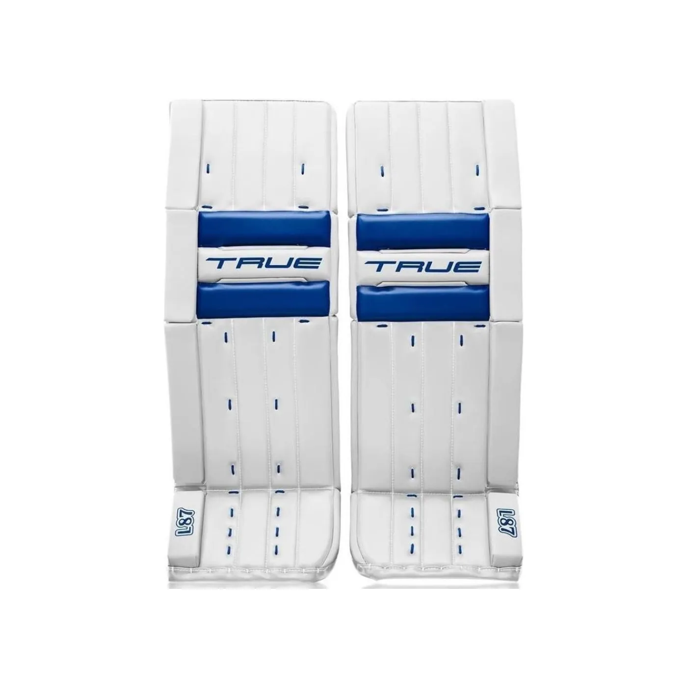 New Målvaktsbenskydd Catalyst L87 Int White/Royal TRUE|Målvaktsbenskydd Intermediate