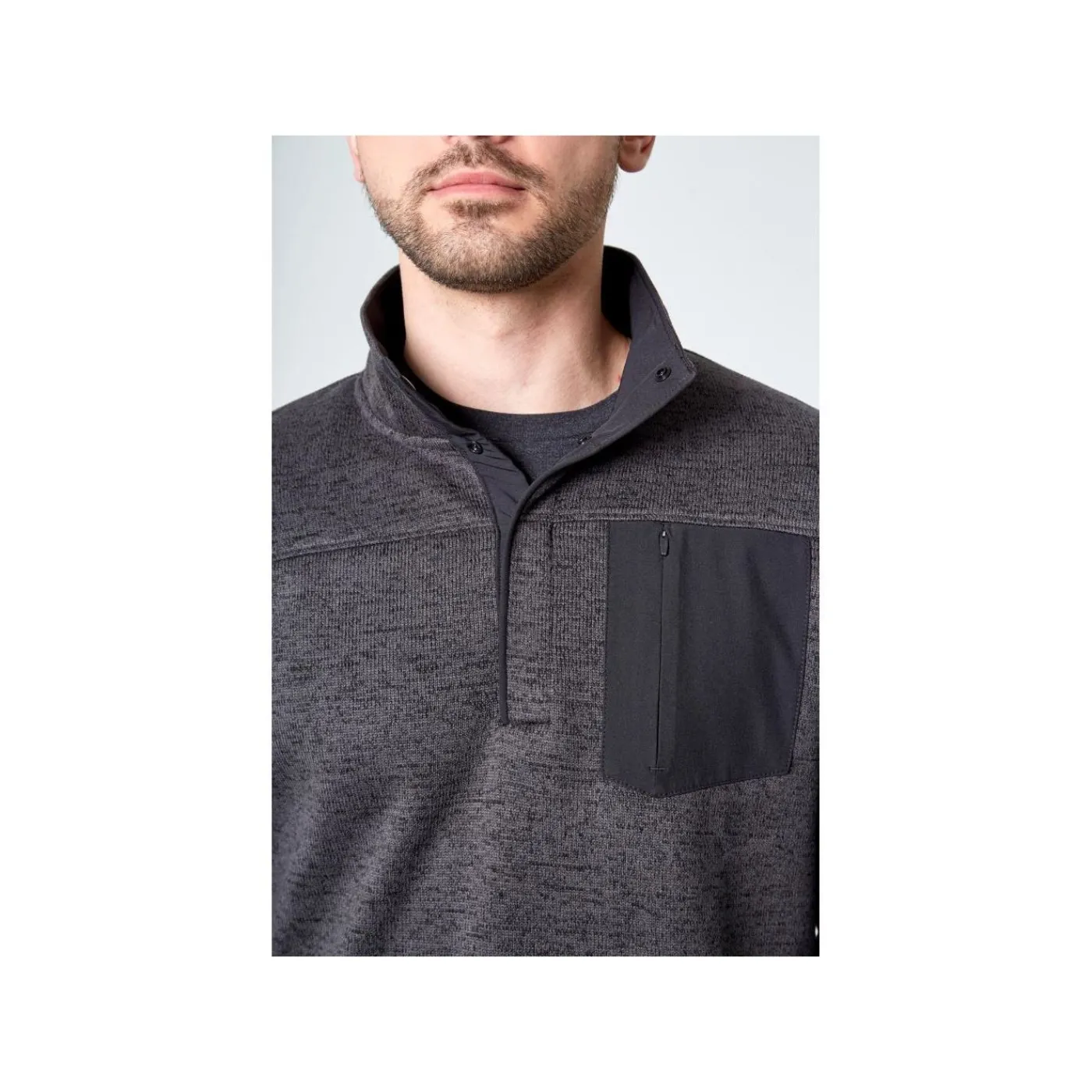 Hot Tröja Fleece 1/4 Zip Sr TRUE|Tröjor Senior