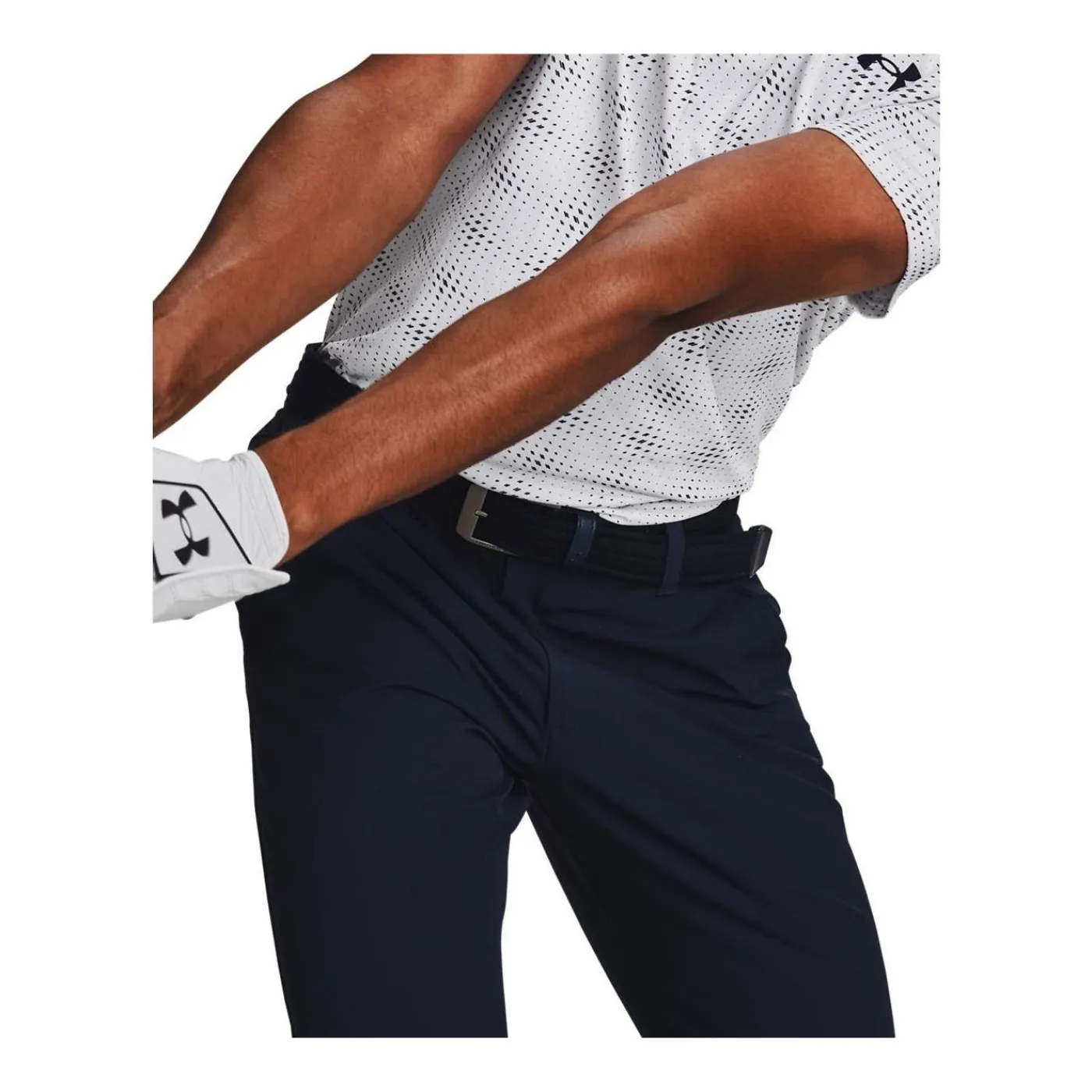 New Golfbyxa Drive Tapered Midnight Navy Under Armour|Byxor Senior