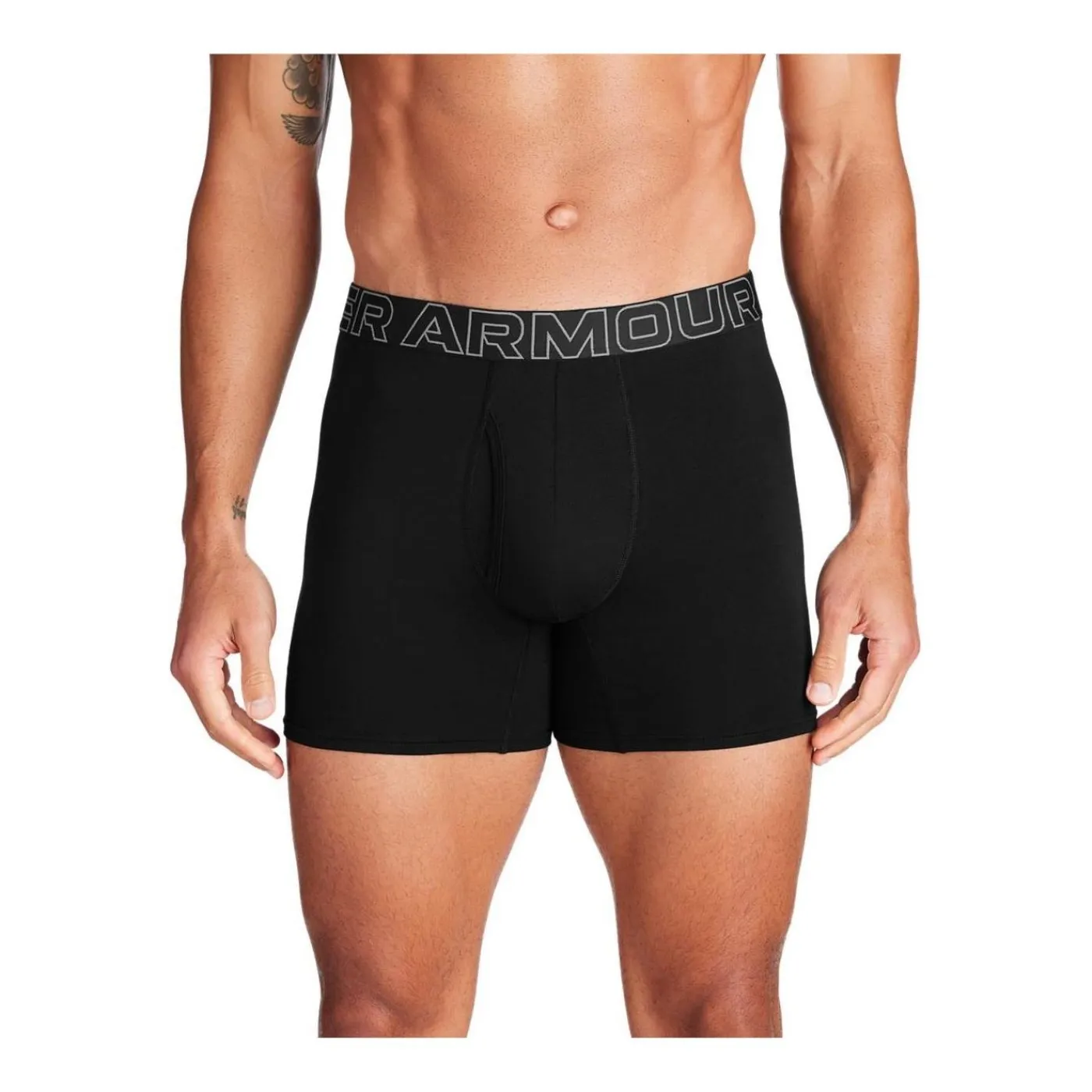 Best Kalsonger Performance Cotton 6" 3pk Black Kalsonger Under Armour|Under Armour