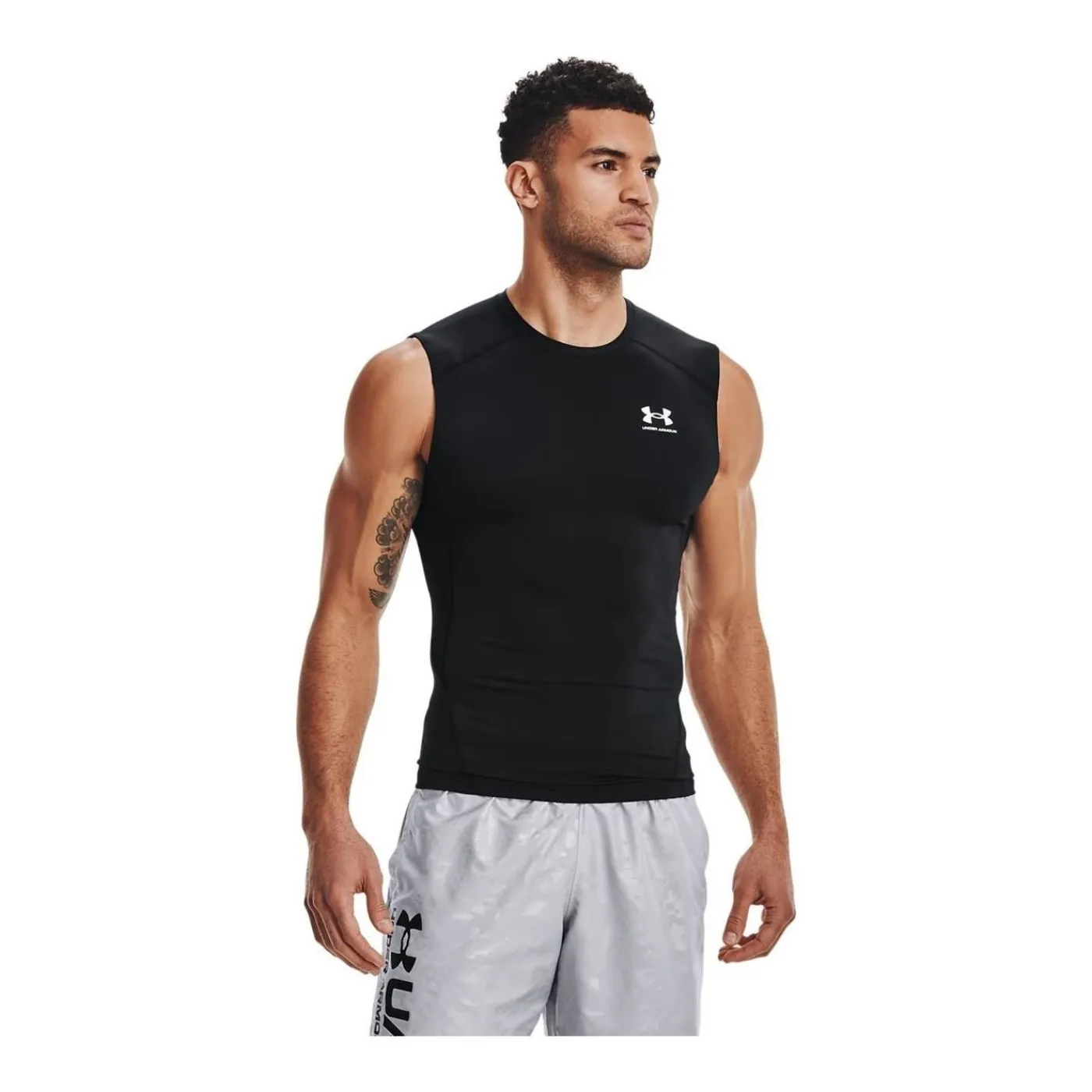 Sale Linne HeatGear Comp Black Under Armour