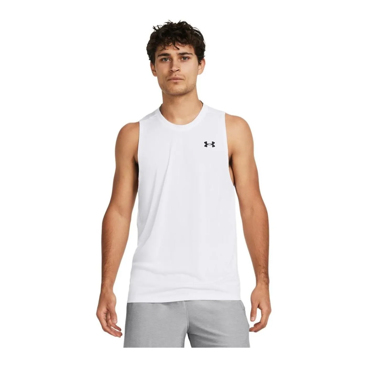 Sale Linne Tech Tank White Under Armour