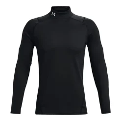 Outlet Tröja Mock ColdGear Fitted Black Tröjor Senior|Under Armour