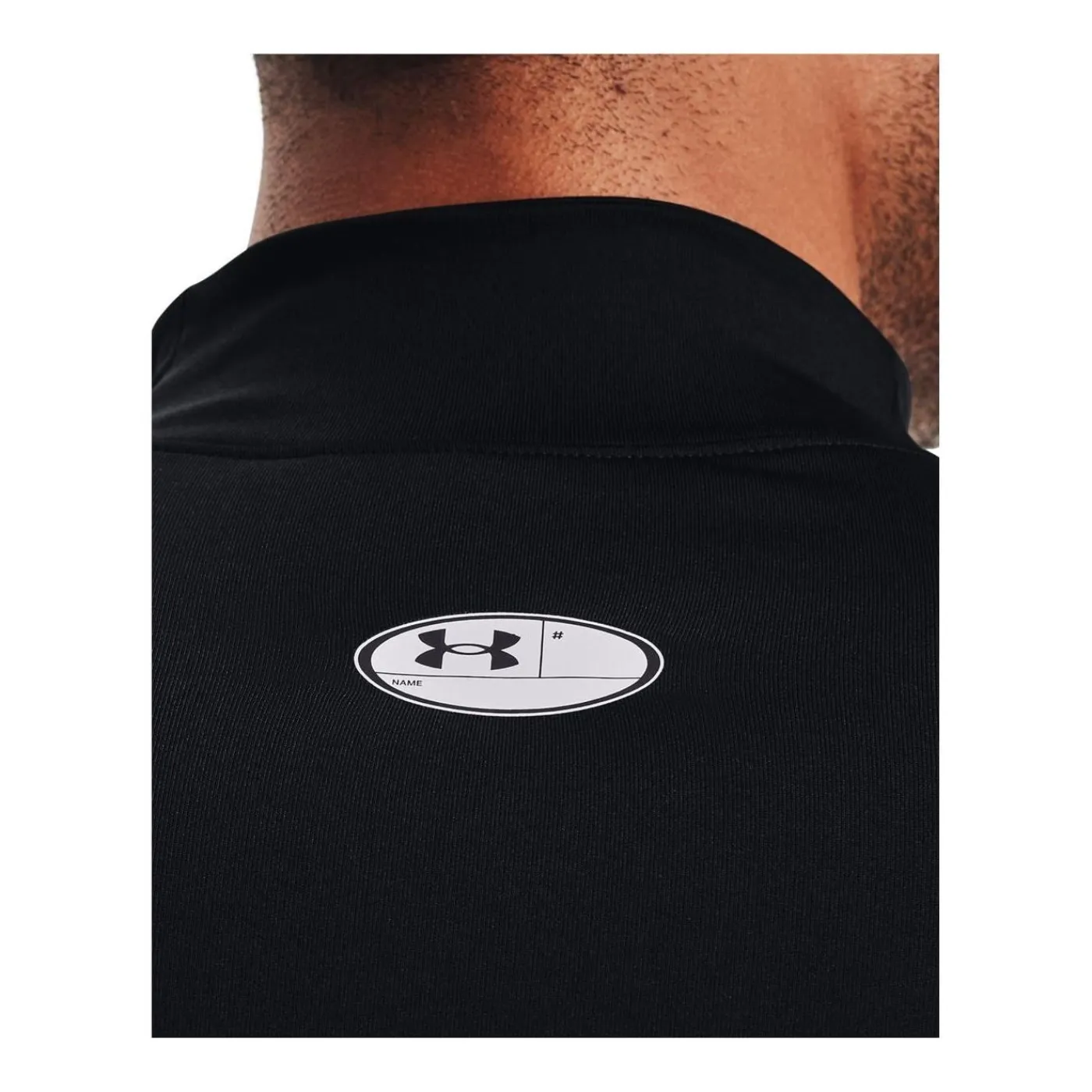Outlet Tröja Mock ColdGear Fitted Black Tröjor Senior|Under Armour