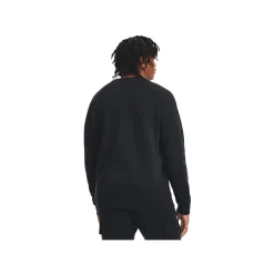 Clearance Tröja Rival Fleece Crew Black Tröjor Senior|Under Armour