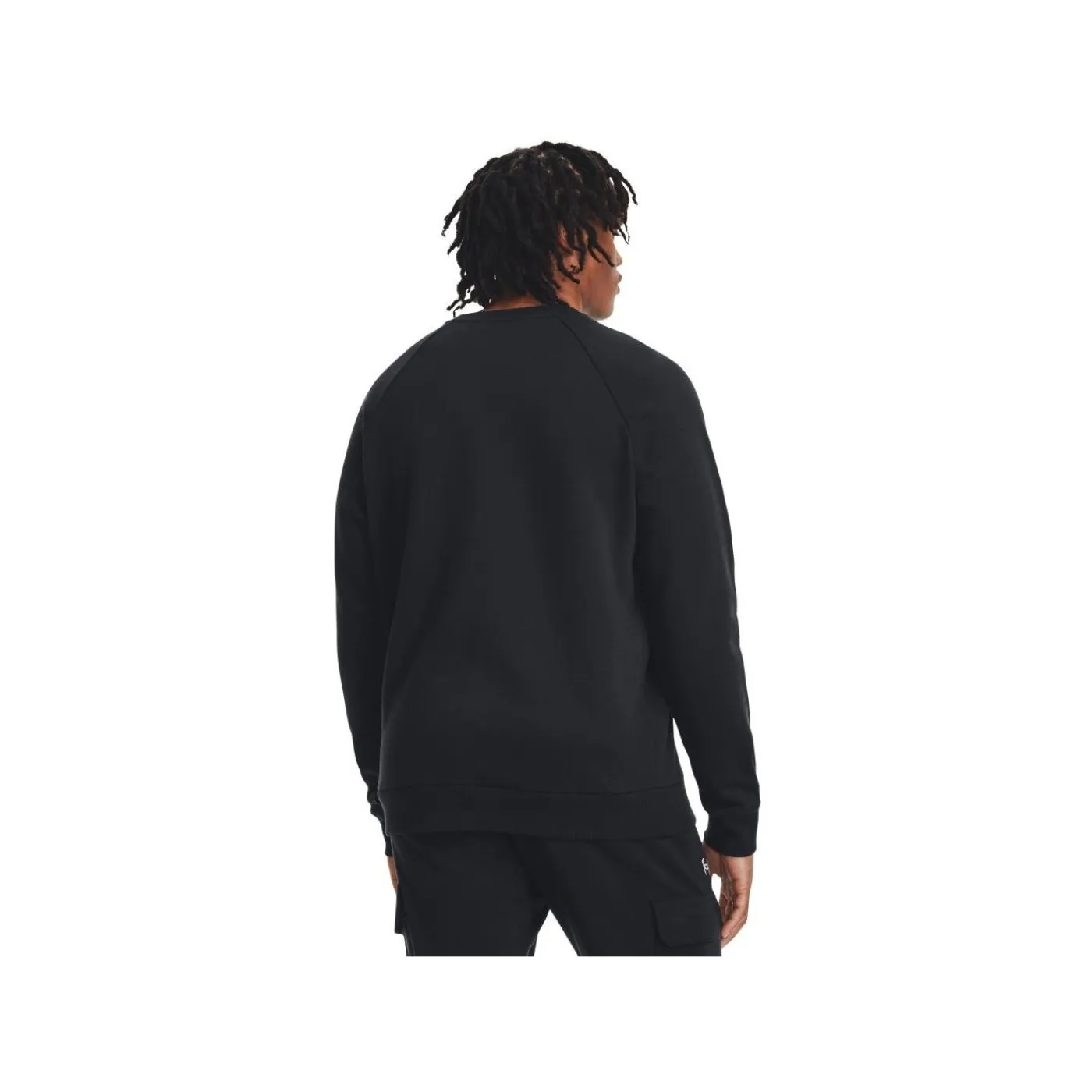 Clearance Tröja Rival Fleece Crew Black Tröjor Senior|Under Armour