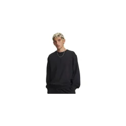 Discount Tröja Rival LW Crewneck Sr Black Tröjor Senior|Under Armour
