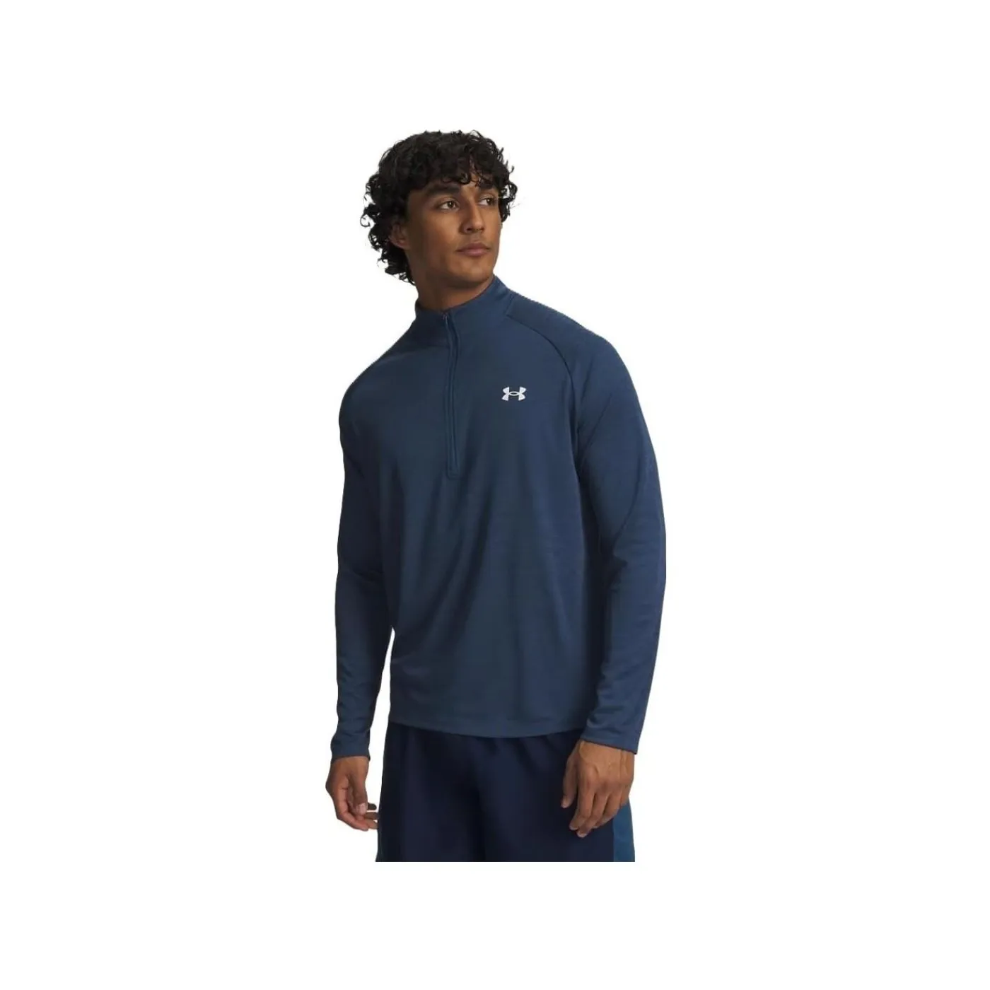 Hot Tröja Tech Textured 1/2 Zip Sr Navy Tröjor Senior|Under Armour
