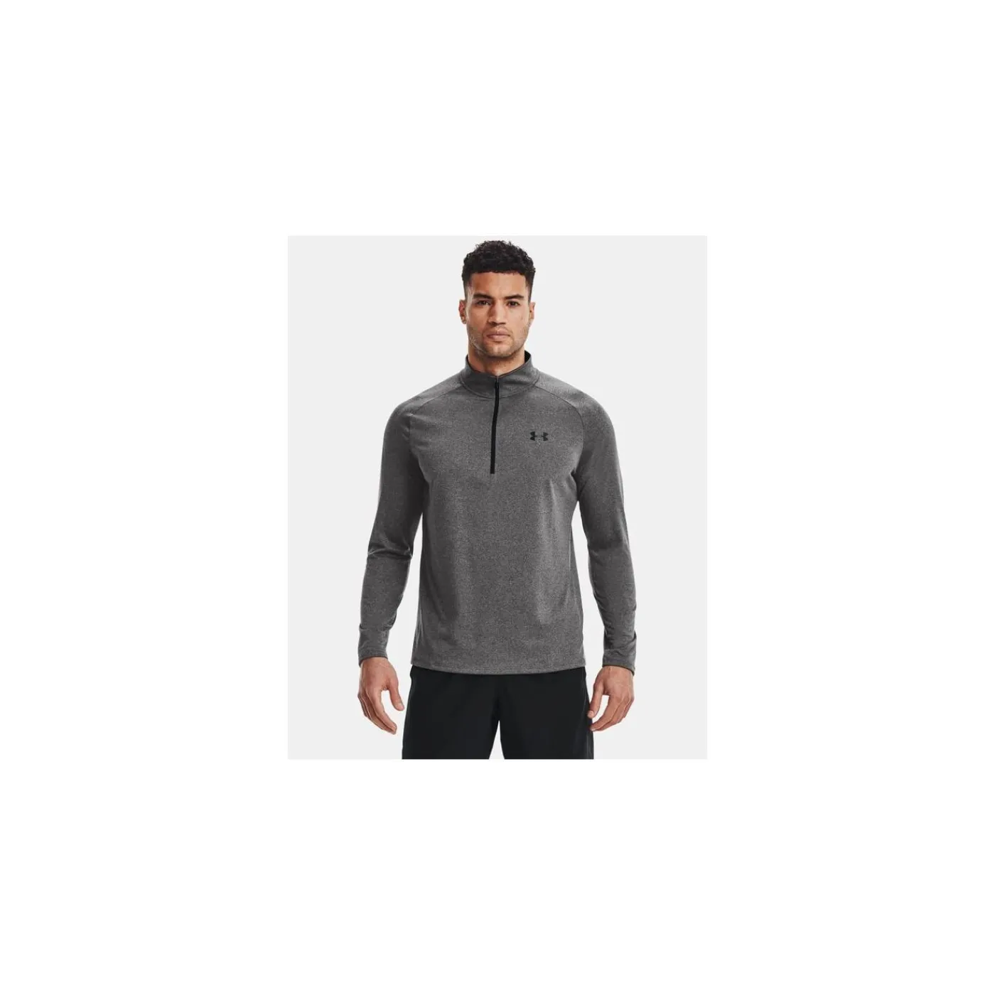Best Tröja Tech 2.0 1/2 Zip Carbon Heather Tröjor Senior|Under Armour