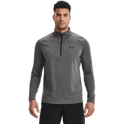 Best Tröja Tech 2.0 1/2 Zip Carbon Heather Tröjor Senior|Under Armour