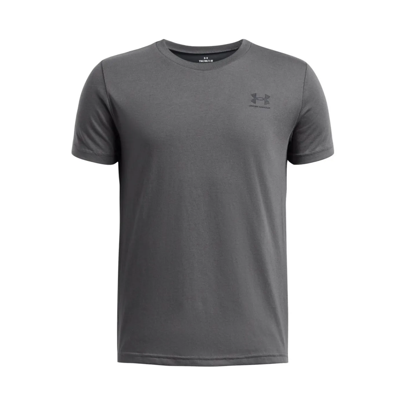 T-shirt Sportstyle Left Chest SS Youth Black/Gray Under Armour