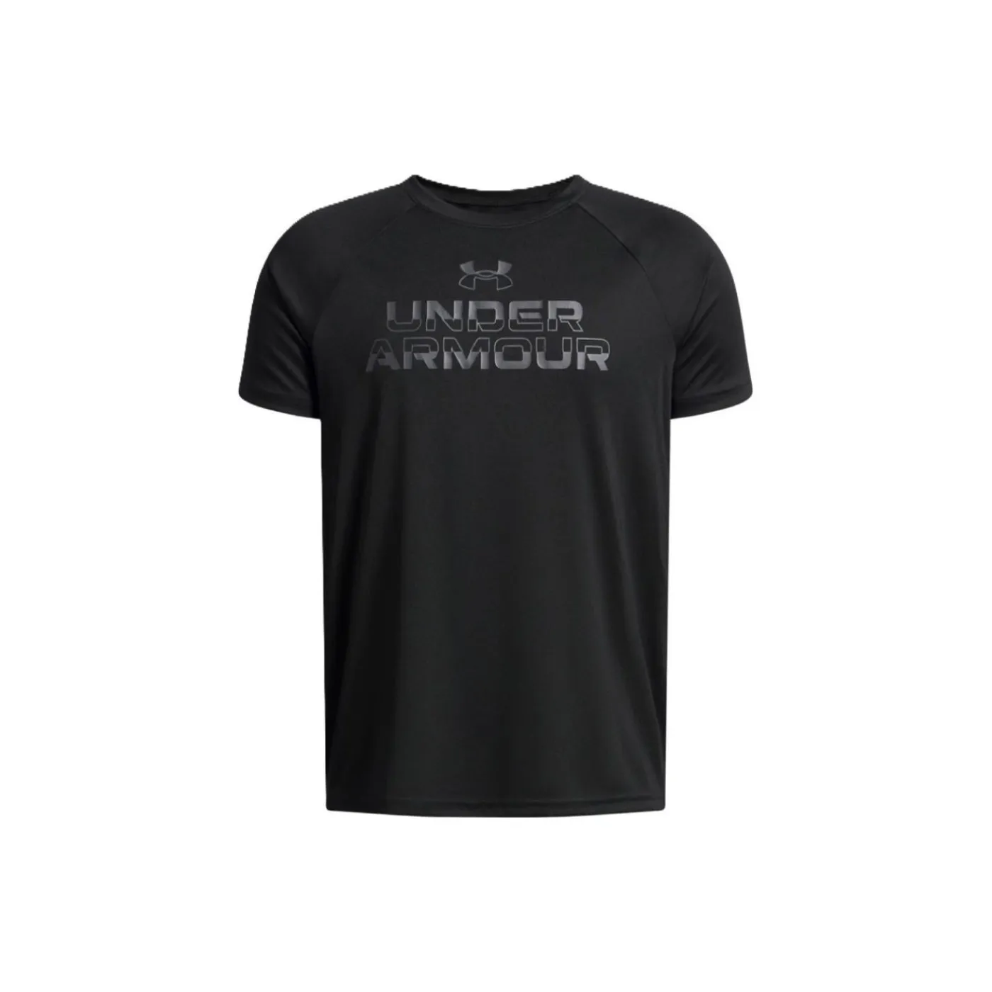 Online T-shirt Tech Split Wordmark Sr Black Under Armour