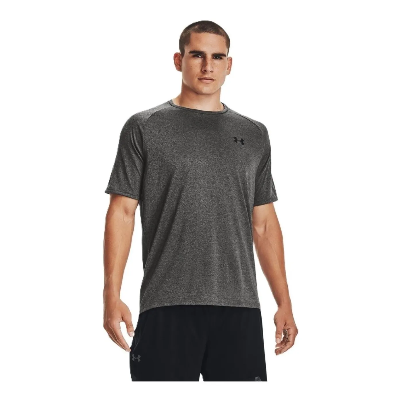 Best T-Shirt Tech 2.0 SS Tee Carbon Heather Under Armour