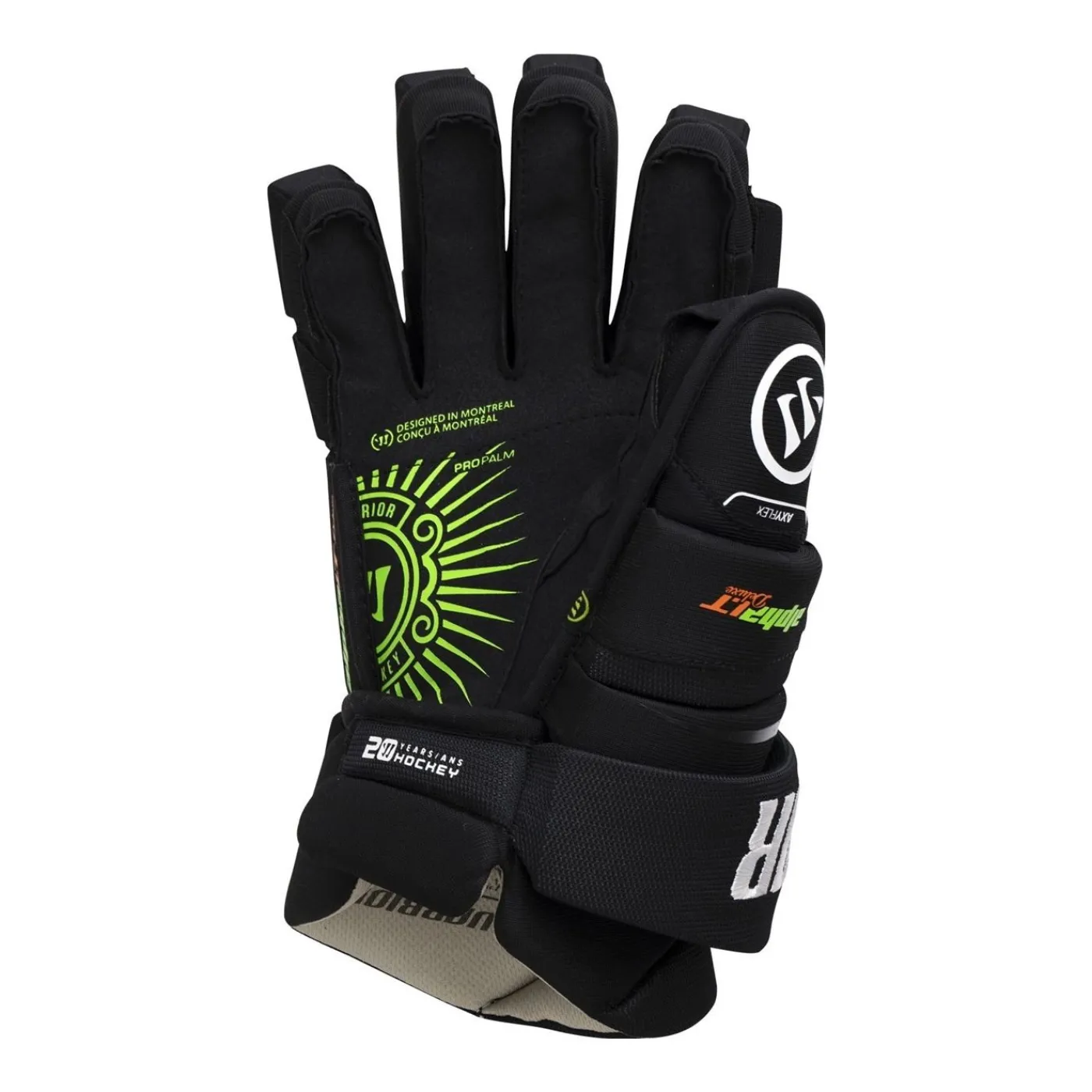 Hockeyhandskar Alpha Deluxe LT Sr Black Warrior|Hockeyhandskar Senior