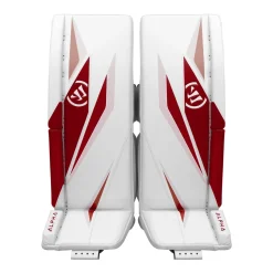 New Målvaktsbenskydd S50 Int White/Red Warrior